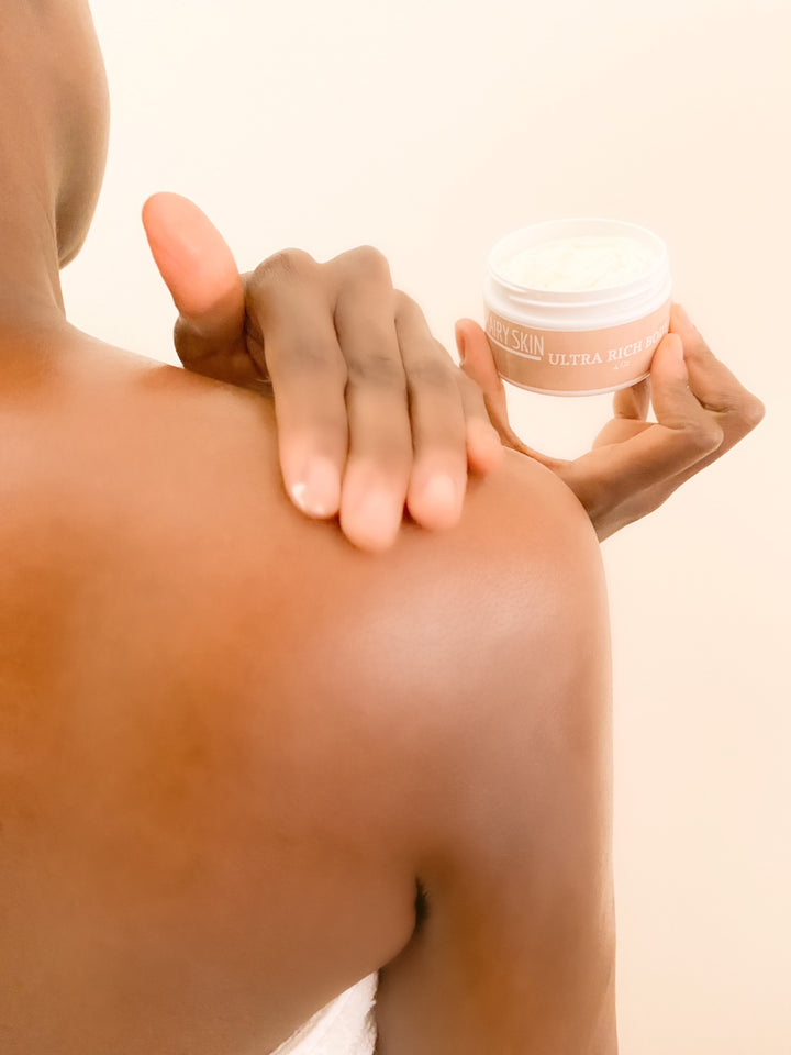 Moisturizing body lotions, body creams and body butters