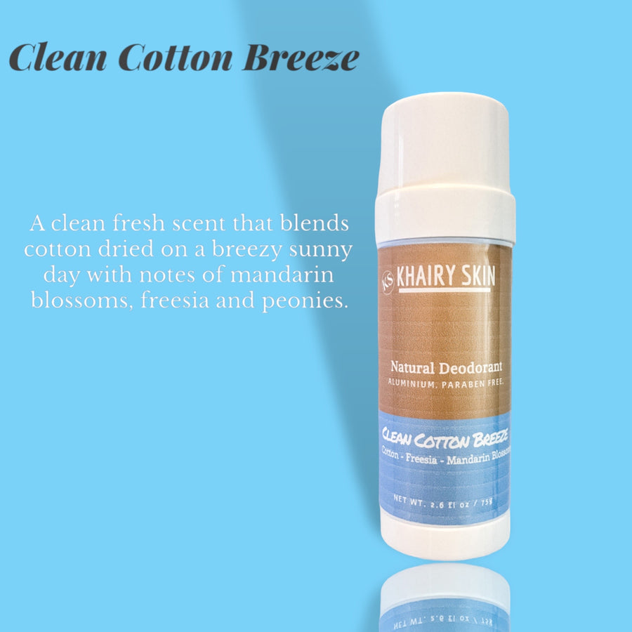 Natural Deodorant - Clean Cotton Breeze